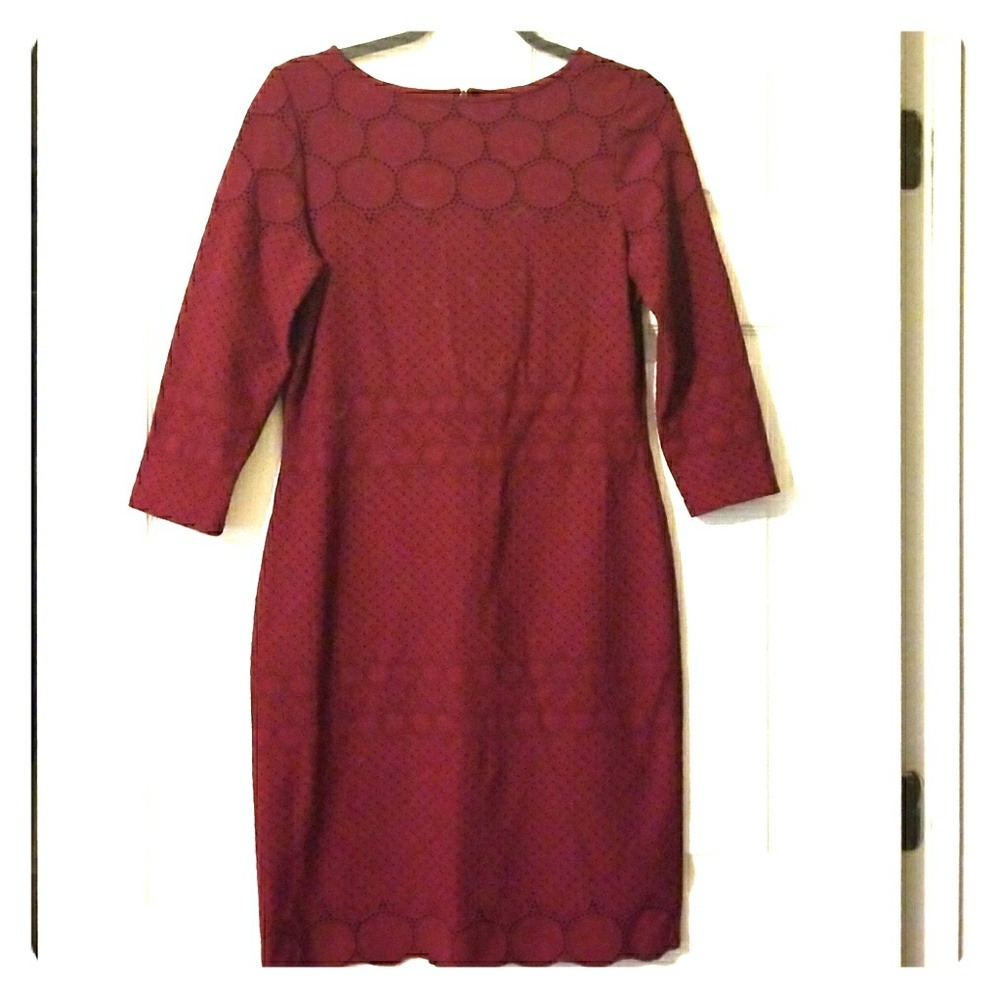 Burgundy Dress